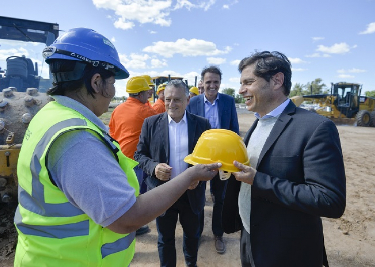 Kicillof dio inicio a las obras para la autopista sobre la Ruta Nacional 3, en un camino muy utilizado por los tandilenses