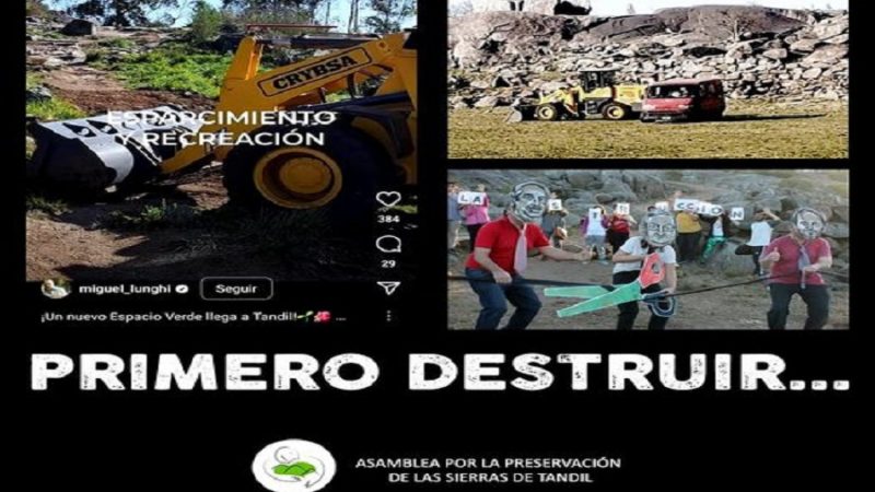 Primero destruir: la Asamblea por la Preservación de las Sierras abrió duros interrogantes sobre las decisiones ambientales del Municipio