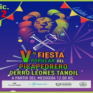 Con el show en vivo de Los del Fuego, se llevará adelante la Fiesta Popular del Picapedrero en Cerro Leones