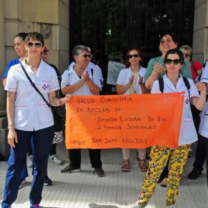 Nuevo paro de los trabajadores de la salud en Atención Comunitaria con movilización al municipio