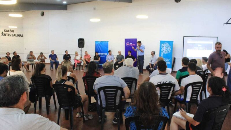 El Programa nacional de inclusión e integración deportiva “Hay Equipo” fue presentado en Tandil con la presencia de dirigentes y entrenadores de los clubes de la ciudad