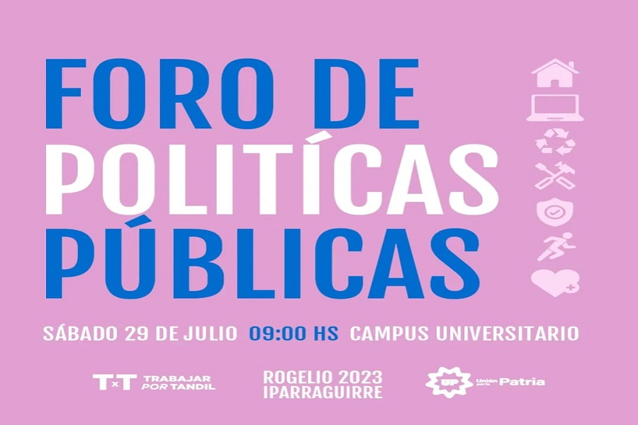 Pensando el Tandil del futuro: el sábado se realizará el Foro de Políticas Públicas en el Campus Universitario