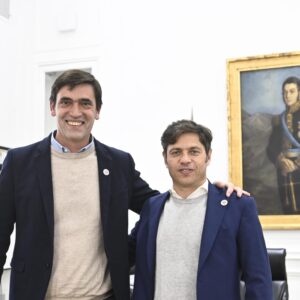 Iparraguirre se reunió con el gobernador de la Provincia, Axel Kicillof, y revisaron las gestiones que se están desarrollando en Tandil