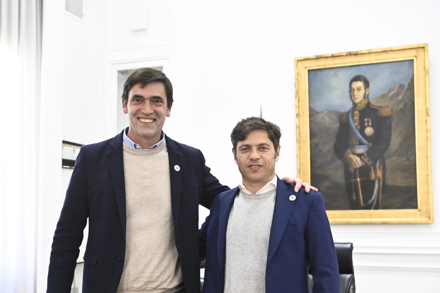 Iparraguirre se reunió con el gobernador de la Provincia, Axel Kicillof, y revisaron las gestiones que se están desarrollando en Tandil