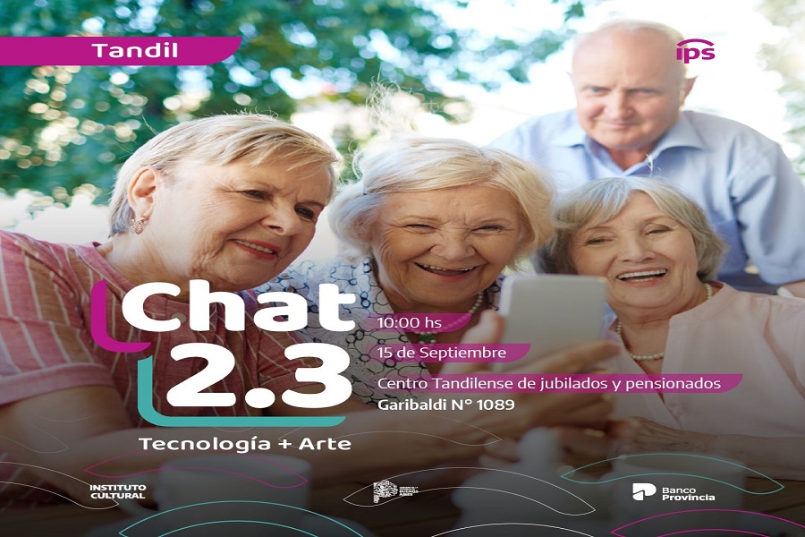 Se presenta en Tandil CHAT 2.3: una propuesta de Inclusión Digital para adultos mayores