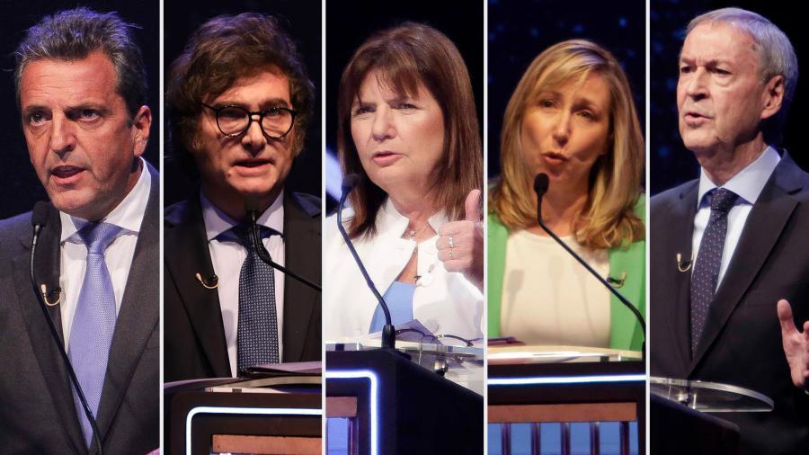 Cruces y fuertes réplicas en el primer debate público entre candidatos presidenciales