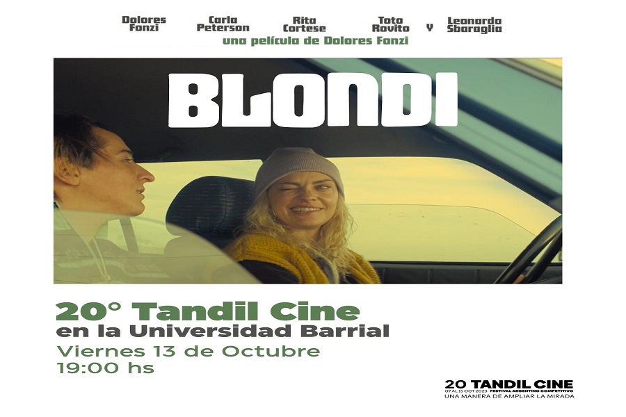 Tandil Cine en la Universidad Barrial: este viernes se proyectará la película «Blondi»