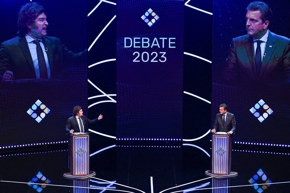 En el debate previo al balotaje Sergio Massa impuso su estrategia y marcó el ritmo de la discusión