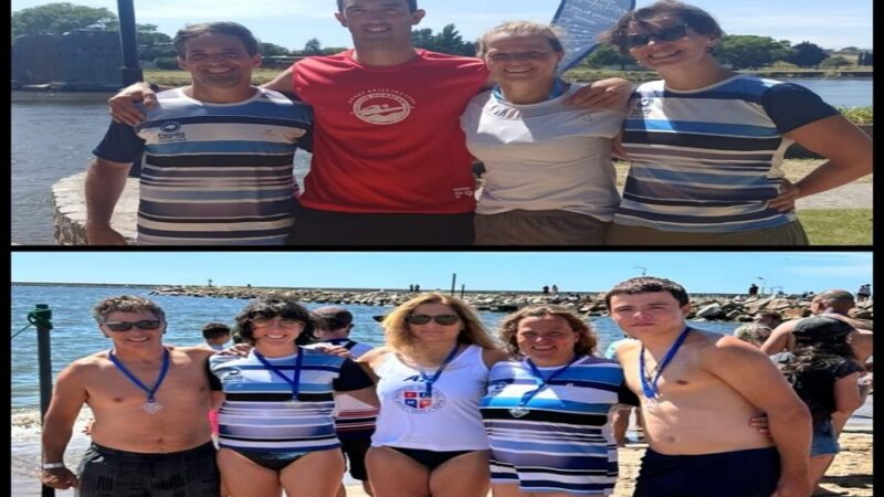 Nadadores locales compitieron en distintas pruebas de Aguas Abiertas