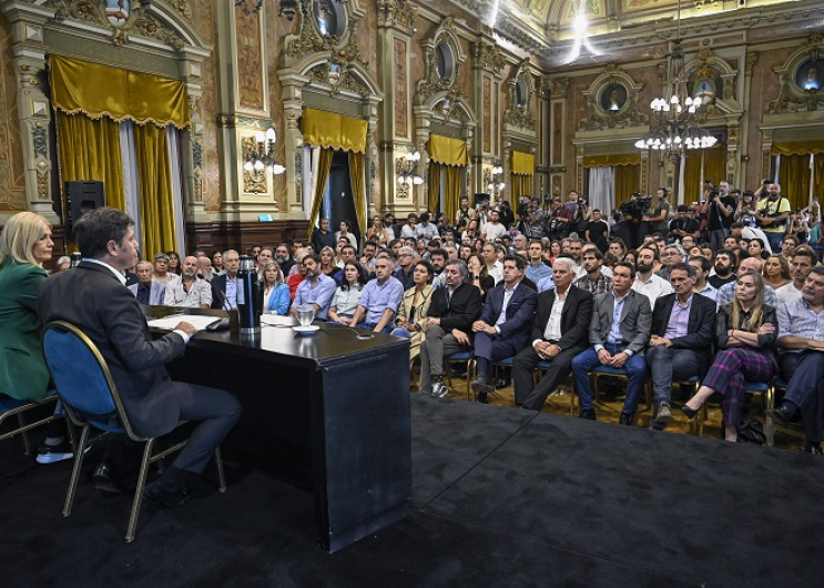 Kicillof: “No vamos a claudicar en la defensa de los intereses de nuestro pueblo»