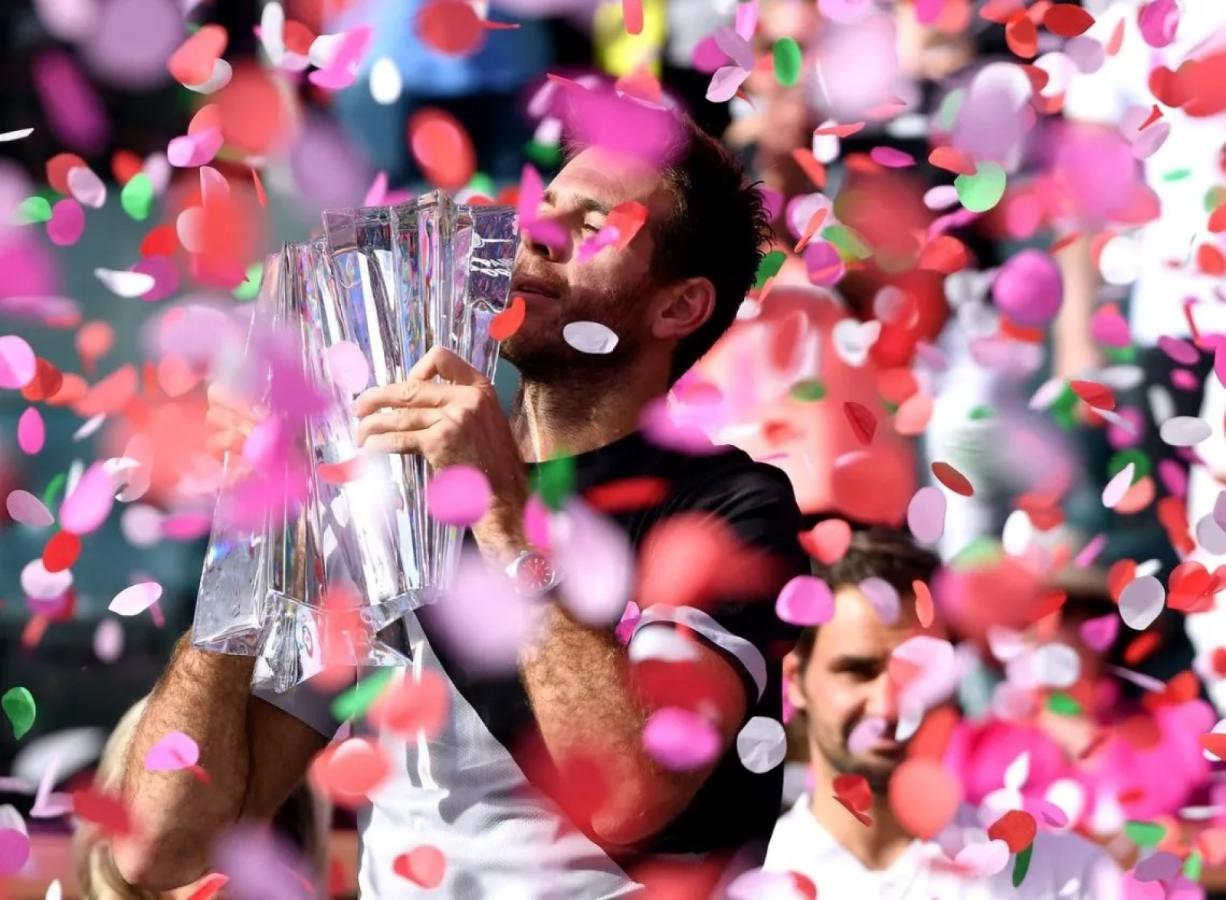 El último trofeo de Juan Martín del Potro: seis años de su título 22°, en Indian Wells y una final épica ante Roger Federer