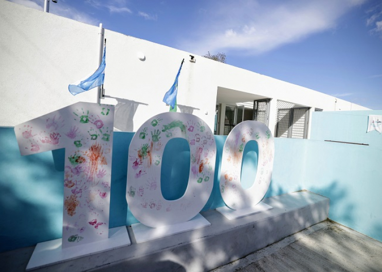 Kicillof inauguró el jardín número 100 de su gestión: “Nuestros problemas no se arreglan con un voucher, sino con mucho esfuerzo para seguir construyendo escuelas”