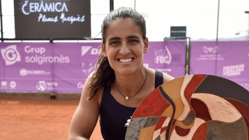 Lourdes Carlé ganó su primer título WTA 125 en España y se metió entre las mejores 100 tenistas del mundo